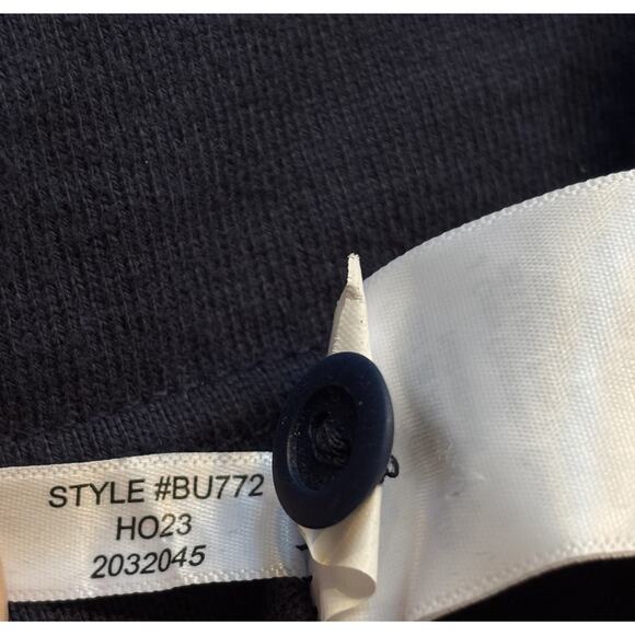 J. Crew Oarsman Rugby Medium Black Watch Placket Collar Navy Green Black Stripes - Picture 5 of 6